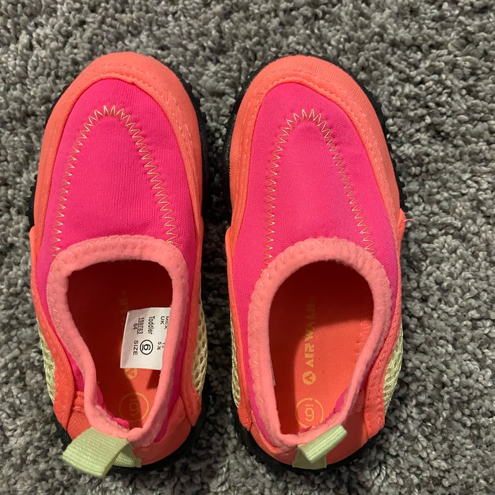 Toddler Airwalk water shoes.